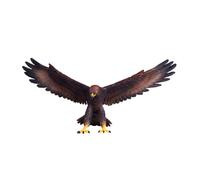 Bird Figurine Golden Eagle Realistic Plastic Collectible Mini 14.25x14.25x7.13cm
