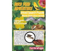 Bird Find Adventure Word Search Puzzle Books: Word Searches with Easy to Read Print about Birds, Animal,Jungle and More | 6x9 inches,110 pages | 50+ Puzzles, Gift for Vacations, Holiday and Free Time