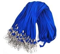 Bird Fiy Bulk Lanyard 32" Flat Lanyards with Swivel Hook Attachment Lanyards With Clip (Blue)