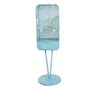 Bird Flight Cage For Canary Parakeet Bird Cage Large Parrot With Stand Storage Shelf For Cockatie Sun Conure(Blue)