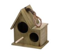 Bird Flight Cage For Canary Parakeet Wood Birdcages Durable Bird Cage Portable Vintage House Carrier Outdoor Carriers Home Indoor(Grün)