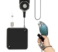 Bird Flight Harness - Lightweight Parrot Harness, Travel Safety | 2m Telescopic Rope, Soft Adjustable Foot Ring, Escape-Proof Ensures Secure Fit, Outdoor Walks, Flying Training, Bird Exercise Session