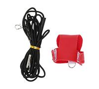 Bird Flight Harness Vest Artificial Leather Parrot Flight Suit with Leash for Parakeets Cockatiels Outdoor Activities Safe Comfortable Durable 2M Traction Rope Easy to Put On Take (L)