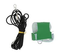 Bird Flight Vest Leash Skin Friendly Slip Resistant Handle Breathable Parrot Flight Suit with Leash for Outdoor Green Artificial Leather Elastic Rope 2m 6.6ft (S)