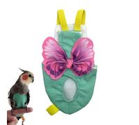 Bird Fliight Suit - Soft Fashion Avian Harness, Polyester 1.6m Flying Leash Apparel, Featther Mezs Control Garment, Comfortable Wearable Cover | Pigeon Diaper for Parakeets & Cockatiels