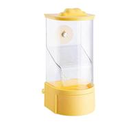 Bird Food Dispenser - Automatic Parakeets Feeder, Large Capacity Birds Seed Dispenser | Husk Separation Feeder With Perch, Safe Feeding Bird Cage Feeder For Canary, Finch, Cockatiel, Budgies