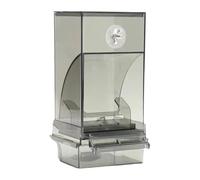 Bird Food Dispenser | Transparent Automatic Feeder with Perch, Bird Cage Accessories - Feed Finches, Parrots Monk, Home, Garden, Yard, Park,