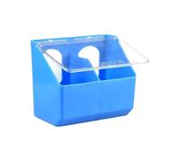 Bird Food Feeding Box, 16x14x9.5cm Large Capacity Heavy-Duty ABS Pigeon Feeder Dispenser Container for Pigeons, Doves, Poultry, Outdoor Aviary, Farm