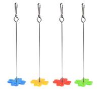 Bird Food Holder Chicken Foraging Toys For Hanging Stainless Steel Parrot Treat Veggie Skewer For Parakeet Conure Parrot Toys African Grey Small Parrots Large Birds Conure Macaw Christmas Parts