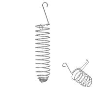 Bird Food Holder,Large Size Rat Enrichment Toys with Clip,Animal Fruit Holder Stainless Steel,Hanging Rodent Toy Slow Feeder for Outside Cage for Parakeet Cockatiel African Grey Conure Cockatoo Macaw
