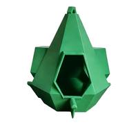 Bird Food Station - 14.1cm House Bird Feeder | 3D Printing Unique Roof Hummingbird Feeder, Durable Lightweight Outside Viewing Device for Finch Yard Balcony Tree Decor Practical Aesthetic