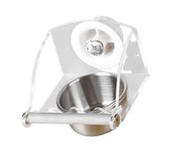 Bird Food Toy Automatic Parrots Feeders Drinker Acrylic Seeding Food Container Cage For Aviaries And Home Use Lovebird Accessories