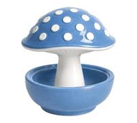 Bird Food & Water Bowl Spill Proof Cute Covered Dispenser No Mess Ceramic Pet Feeding Dish for Parakeet/Budgie/Cockatiel/Lovebird