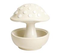 Bird Food & Water Bowl Spill Proof Cute Covered Dispenser No Mess Ceramic Pet Feeding Dish for Parakeet/Budgie/Cockatiel/Lovebird