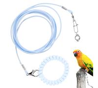 Bird Foot Chain, Parrot Training Rope - Removable Flying Rope for Parrot and Pet, Bird Ankle Foot Ring, Flying Rope Attached to Prevent