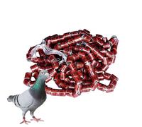 Bird Foot Rings, Birdhouse Accessories, Pigeon Accessories, Easy to Distinguish, Bird Identification Rings, Leg Bands for Birds, Adjustable Pigeon Rings, Pigeon Tracking Bands