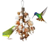 Bird Forage Toys | Bite Resistant Wooden Behavioral Training Assistant, Sparrow Chew Toys - for Parakeets Lovebird Conures