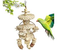 Bird Foraging Games - Natural Wood Shredder Toy Suitable for Parakeets | Suitable for Turtle Doves and Small and Medium Macaws to Prevent Boredom as Cage Accessories