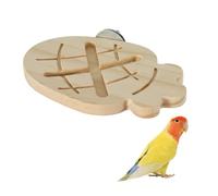 Bird Foraging Toy,Center Groove Parakeet Feeding Station for Common Bird Cages Small Medium Parrots
