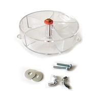 Bird Foraging Toys For Creative Parrot Feeder Rotatable Training Toy Intelligence Growth Cage Clear Pecking Wheel Puzzle Bird Feeder Squirrel Proof