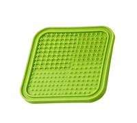 Bird Foraging Toys, Interactive Puzzle Feeding Mat, Soft Slow Feeder Enrichment, Sturdy Cage Training Activity Toy, for Parakeet Conure Budgies Parrots Indoor Outdoor Ground 19.5x19.5x1cm