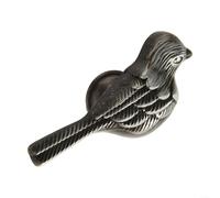 Bird furniture handle pull made from zinc alloy featuring five protective layers to resist oxidation for cupboard and wardrobe use (antique tin)