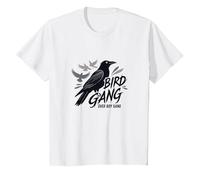 Bird Gang Over Boy Gang: Raven Empowerment Graphic T-Shirt, Kids, White, 2 Years