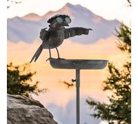 Bird Garden Feeder Birdbath Unique & Decorative Metal Bird Home Outdoor Gift