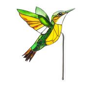 Bird Garden Stake - 2D Acrylic Bird Stake, All Season Landscaping Ornament, Durable Space Saving Decorative Piece | Display Accessory for Poolside, Lawn, Patio, Park, Daisy, Cactus, Aloe, Orchids, Flo