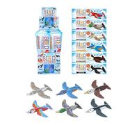Bird Gliders Toy Pack - Flying Foam Bird Planes for Kids, Assorted Designs Parrot Duck Owl Eagle Puffin, Party Bag Fillers & Outdoor Toys (3)
