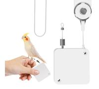 Bird Guiders - Adjustable Harness for Parakeets, Conutions, Cockatiels | Outdoor Pet Bird Guide with Soft Ring, Anti-Mors Traction Rope