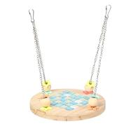Bird Hammock Bed, Parrot Hammock with Ice Pad, Removable Bed Swing, Bite Resistant Cage Toy for Conure Canary Lovebirds Cockatiel Resting Playing Calming