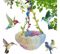 Bird Hammock, Bird Bed | Conure Swing Bed - Plush Bird Cage Hammock Cuddly Hut Sleeping Nest for Parakeet Cockatiels Cockatoo Finch Conures