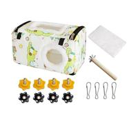 Bird Hammock Cage - Perrot Bed Parkeet Nest, Cotton Birds House | Comfortable Winter Hammocks, Suitable for Calocartiene Freezing Parakets, Indoor Sleeping Accessory, Resting Place