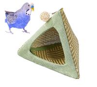Bird Hammock For Summer Ventilation & Cooling - Hanging Woven Bird Nest Parrot Cages | Breathable Fabric Design For Parakeets, Cockatiels And Agapornises | All-Season Sleeping & Hiding Place