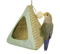 Bird Hammock - Hanging Shelter | Decorative Sleeping Hideout for Love Birds, Breathable Cooling Nest for Cockatiels Macaws and Birds