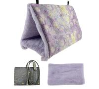 Bird Hammock, Nest Bed For Bird Cage, Warm Sleeping Home For Small Birds With Usb Heating Mat, Plush Fleece Inside With Removable Pad For Warm Comfort, 150cm Cord Length