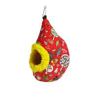 Bird Hammock Nest - Plush Bed for Winter | Parakeet Sleeping Cave, Warm Accessory for Cockatiel Conure Lovebird, Indoor Cage Habitat Gear, Multi Purpose Tool for Canary