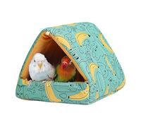 Bird Hammock Nest - Plush Hanging Parrot Cave | Cage Bed for Cockatiels, Budgerigars, and Small Birds | Fleece-Lined Winter Nests for Warmth, Comfort, and Sleep