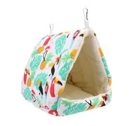 Bird Hammock Nest, Warm Hammock Bird House - Birds Rest, The Cotton Hammock House Nesting | Small to Medium Lovebirds Cage Mount Habitat for Living Room, Balcony