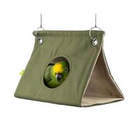 Bird Hammock - Nesting Hut for Budgies, Warm Cuddly Cave for Parrots, Breathable Cage , Soft Sleeping Slip, Cosy Hanging Bird Resting House | For Use At Nym