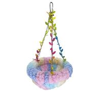 Bird Hammock Parrot Swing Bed Winter Warm Bird Nest House Finch Cage Plush for Macaw Parakeet Cockatiels Cockatoo Lovebird Nest For Small Animals