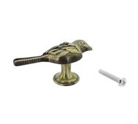 Bird Handle Furniture Pull for Cupboard and Wardrobe Applications, Made from zinc Alloy with a Multi Layer Coating for Durability and Aesthetic Appeal (Green Bronze)