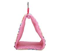 Bird Hanging Hut Soft Hammock for Parrots Puppies and Small Animals Comfortable Cozy Design 24x17x18cm (Owl)