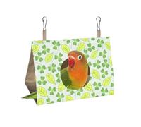 Bird Hanging Nest House, Parrot Hideaway Cave with Metal Hook, Breathable Bird Hanging Hammock for Budgerigar,Parakeet, Conure, Cockatiel, Mynah, Love Birds, Finches