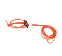 Bird Harness Leash Adjustable Birds Nylon AntiBite Rope for Outdoor Training Professional Accessories for Use (Orange)