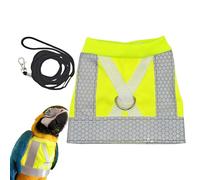 Bird Harness Vest, Adjustable Bird Harness, Parrot Harness Vest, Reflective Bird Vest, Bird Training Harness, Bird Harness Vest Adjustable Bird Harness Parrot Vest with Reflective Strip