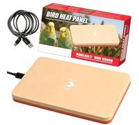Bird Heater for Cage,USB Plug Warming Board 7.09x3.94in - 5W Silent Bird Heating Pad with 1.5-meter Cable,for Parakeet Finch Lovebird Pet Bath Winter Burn Prevention Outdoor Habitat