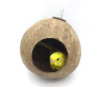 Bird House Courtyard Garden Pure Natural Coconut Shell Bird Nest, Pet Resting and Breeding Place, Diameter 10-12cm, 13-14cm, 14-16cm (Size : 13-14cm)