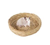 Bird House for Breeding - Woven Nest with Flat Base, Durable Bird Breeding House, Safe and Comfortable Habitat, Versatile Cage Accessories, Ideal for Pigeons, Parrots, Rabbits, Hamsters